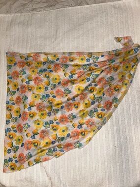 Floral Bikini Bottom Cover Up